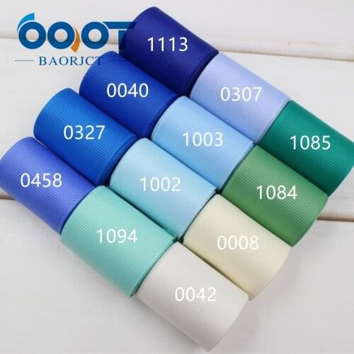 OOOT BAORJCT 173211 , 38mm Solid Color Grosgrain Ribbon 10 yards , DIY handmade clothing accessories , Jewelry & Accessories