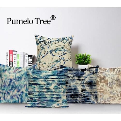 Abstract Cushion Covers Streak Pillow Case Vintage Cover for Decorative Pillow Linen Cushion Pillows Covers Colourful Kissen