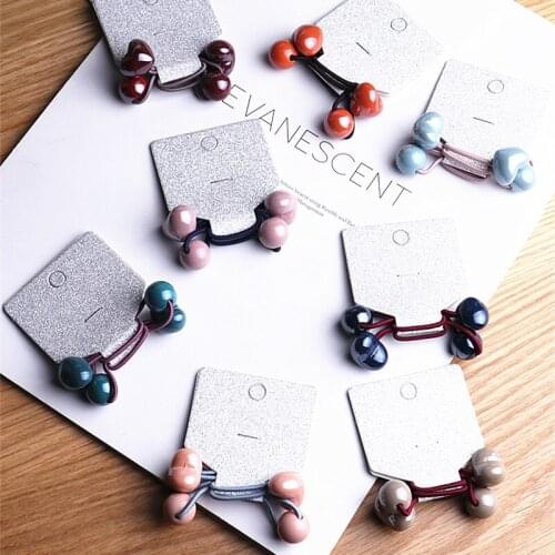 1 PCS Lovely Hair Ball L Children Hair Ropes Elastic Rubber Hair Band Girls Hair Accessories Baby Headwear Kids Headdress