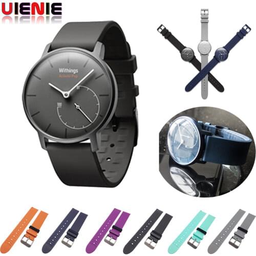 Soft Silicone Straps For Withings Activite Steel/Pop Wristband Quick Release Band For Huawei Watch Straps Bracelet Accessory