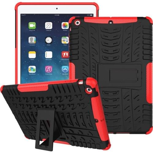 Heavy Duty PC+TPU Shock Proof Armor Hard Case For Apple iPad Air iPad 5 9.7 inchTablet Cover For iPad 5 A1474/A1475/A1476 Case
