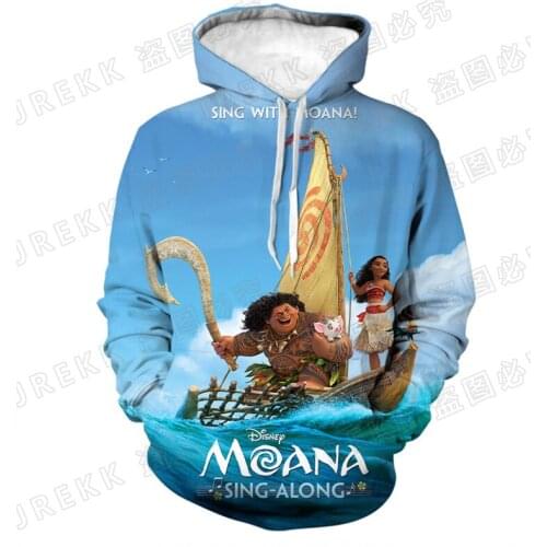 Moana 3D Print Hoodies Men Women Children Fashion Long Sleeve Pullover Sweatshirts Boy Girl Kids Casual Cool Cartoon Anime Coat
