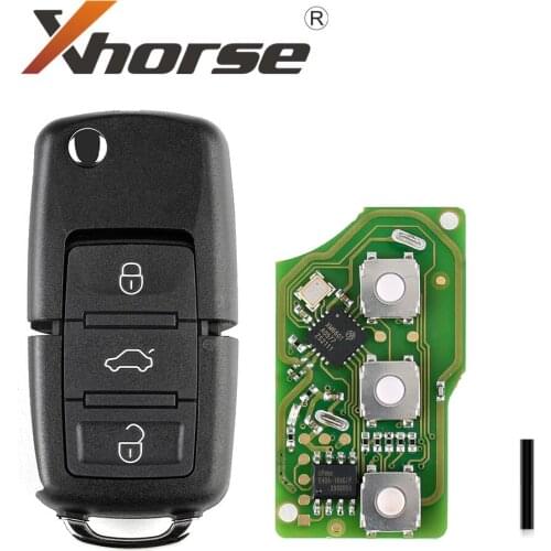 Xhorse XKB501EN X001-01 B5 Style Wire Universal Remote Key 3 Buttons 1PCS