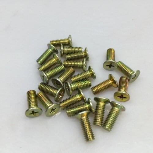 For 304 stainless steel countersunk head / flat head cap screws M6 * 16 hex screws Flat head hex bolts free shipping