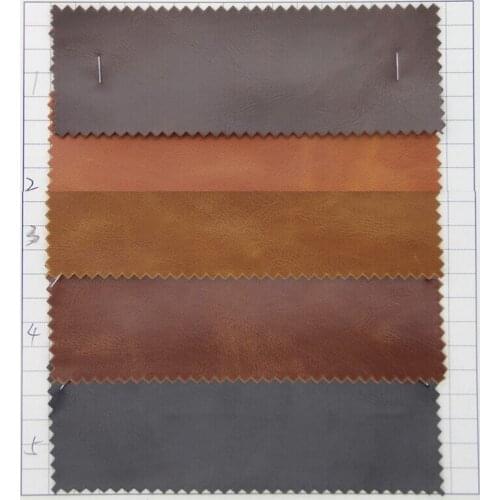 High-end furniture sofa leather / Synthetic PU leather / shell bottom crazy horse for Bags, gloves, shoes, belts, furniture