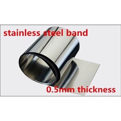 0.5mm thickness 304 steel sheet stainless steel band steel disc sheet Strap Stainless Steel Strap Stainless Steel-Spring sheet