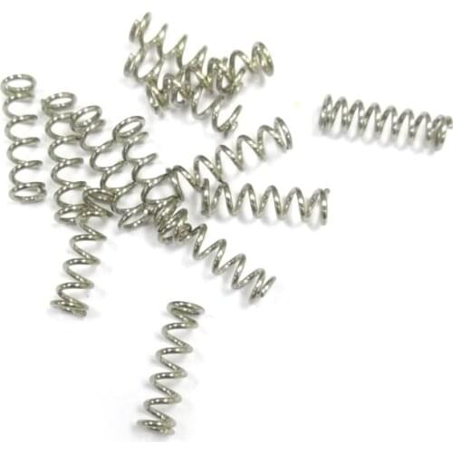 10pcs stainless steel compression spring multifunctional tension springs for air guns toys 0.5*3*10mm