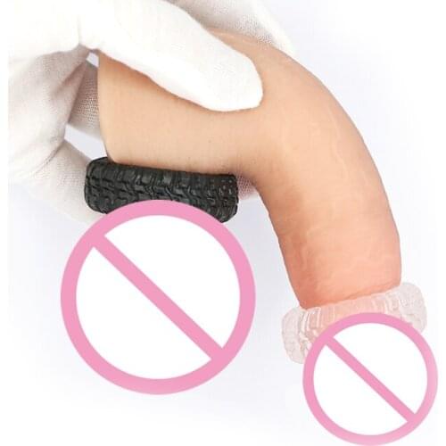 2 PCS Sex Goods Erotic Accessories Toys Silicone Tires Cock Rings for Sex Games Adults Strapon BDSM Set