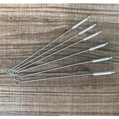 2000pcs 175mm 20mm 240mm Straw brush Baby Milk Bottle Drink Water Cup Straw Washing Brush Stainless Steel Cleaning Tool