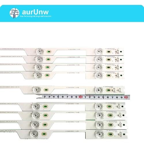 5set=45 pieces LED Backlight For TCL L55P1-UD L55P1S-CF TCL B55A739 4C-LB5504-HR3 HR4 55HR330M04A2 V0 507MM 100% new