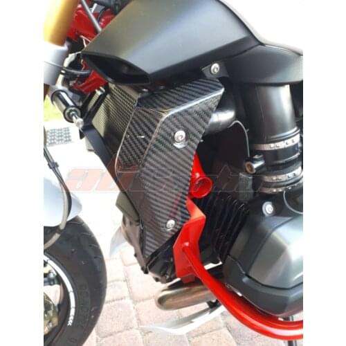 Side Radiator Cover Panel Trim Cowling For BMW R1200R 2015-2018 Carbon Fiber 100% Twill
