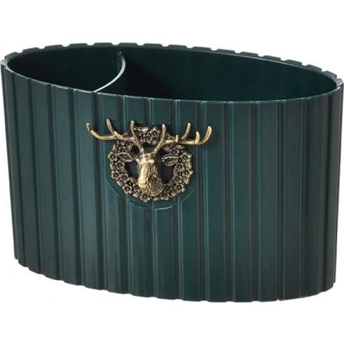 Army Green Storage Box High-capacity Metal ABS Nordic Style Thickened Sturdy Remote Box for Living Room Home Storage