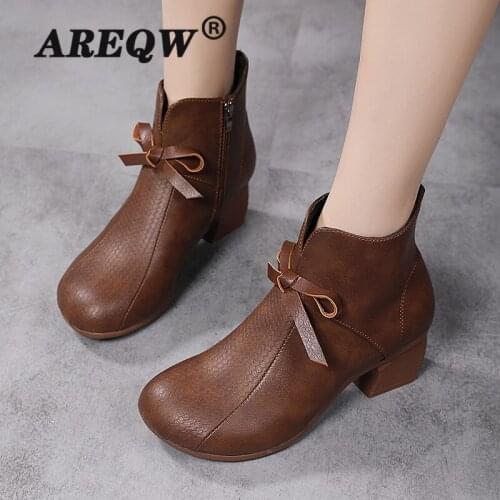 Womens Shoes Snow Boots Ladies Winter Pu Warm Boots Martinas Ankle Boots Short Bootie Zipper Boots Botas