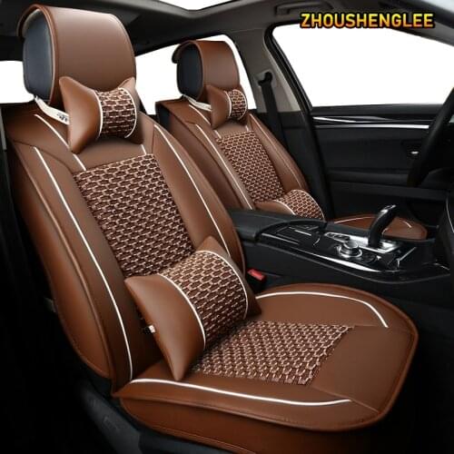 ZHOUSHENGLEE 1pcs car seat cover For nissan qashqai j10 almera n16 note x-trail t31 leaf patrol y61 juke leaf teana auto seats