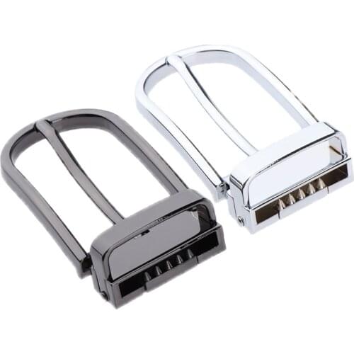 Chrome Gunmetal Belt Pin Buckle Replacement Repair Supplies 1.1in Strap