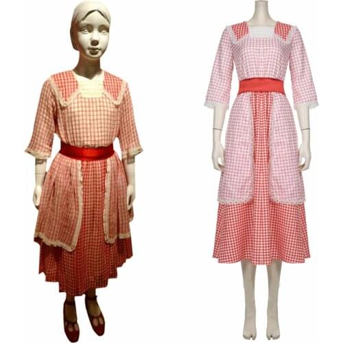 Dumbo Milly Farrier Cosplay Costume Female Girl Pink Dress Outfit Halloween Carnival Party Costumes