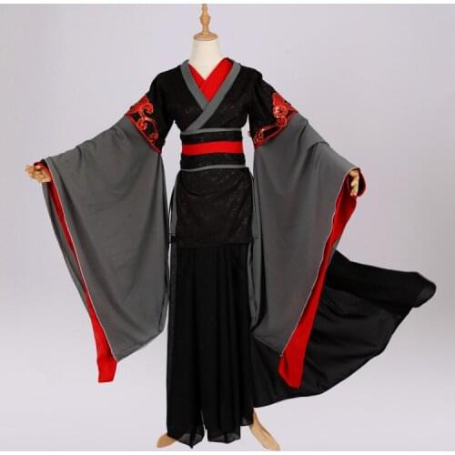 Wei Wuxian The Yiling Patriarch Cosplay Grandmaster of Demonic Cultivation Costume Mo Xuanyu Mo Dao Zu Shi Costume for Party