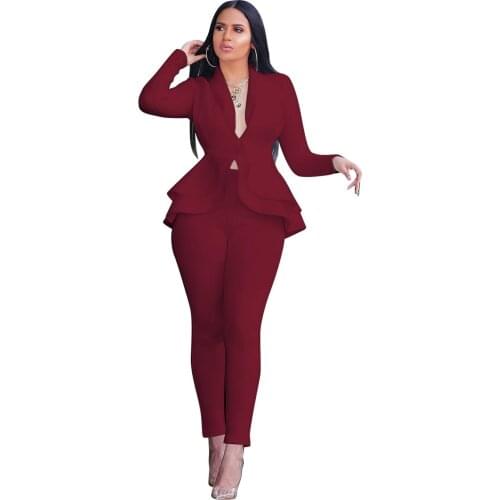 LIBIELIY Women's Office Trouser Suits