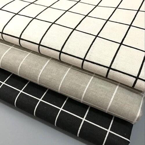 48*150cm Linen Fabric Blackout Material for Curtain Polyester Tablecloth DIY Sewing Fabric Per Meter