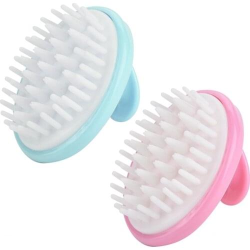 Massage Brush Waterproof Hair Scalp Scrubber Body Stress Fatigue Relief Massager Manual Massage Tool