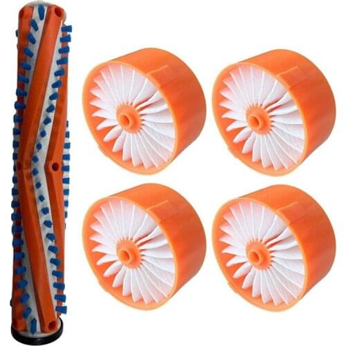 Filter and Microphone Brush Set for Black + Decker Powerseries Cordless Vacuum Cleaner BSV2020G, 4 Pieces