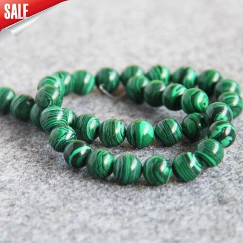 New For Necklace&Bracelet 10mm Green Turkey Stone Beads Stripe DIY Howlite Loose Beads Accessory Parts 15inch Jewelry Making