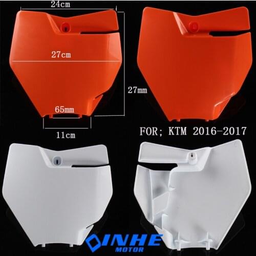 Suitable for 250 350 450 SX-F XC-F and SX125 SX150 2016-2017 off-road endurance car front license plate plastic cover