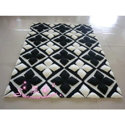 Luxury 3d three-dimensional leaves carpet living room coffee table encryption thickening carpet
