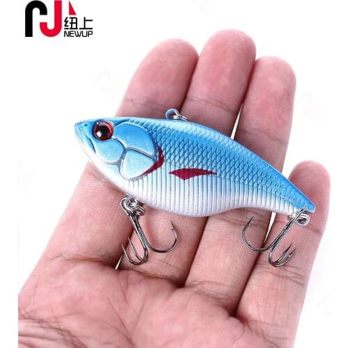 VIB Fishing Lures 1 PCS 7.5cm 18g Sinking Jerkbait Vibration Wobblers Plastic Rattlin VIB Hard Lure Artificial Bait