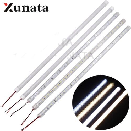 LED Bar Light DC12V 72Leds/pc 0.5m/pc Waterproof Outdoor Cool White / Warm White LED Hard Strip 5730 5630 LED Strip