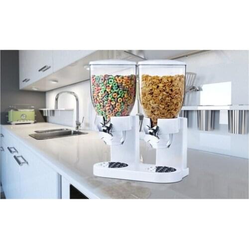 Double-headed cereal machine cereal barrel food cans Home daily double-cup cereal separator free shipping
