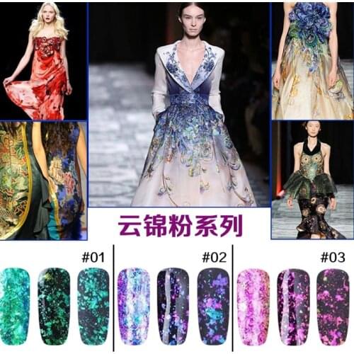 1PCS/lot Chameleon Magic Mirror Chrome Powder mica powder Nail art Flakes Glitter