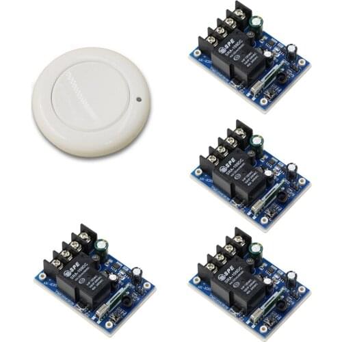 DC 12V-48V 1CH Wireless Relay Remote Control Switch Remote Switches Wide Voltage Receiver Transmitter ; 315Mhz/433Mhz
