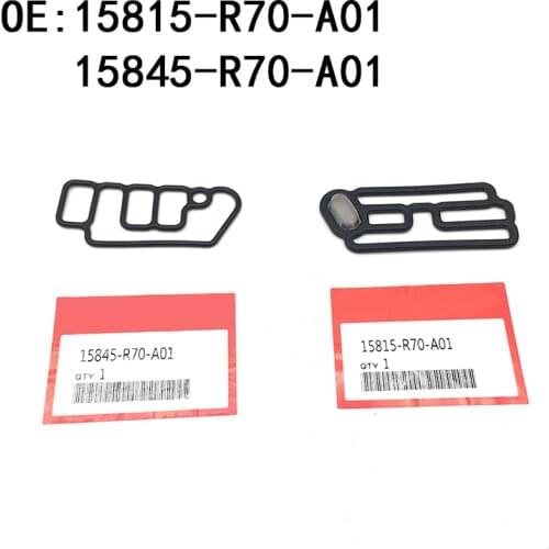 2 uds junta de válvula solenoide de culata original de la mejor calidad para Honda General VTEC junta15815-R70-A01 15845-R70-A01