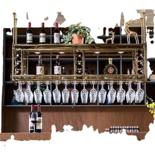 2021 Luxury Rustic Flamingo Wall Cellar Holder Pegs Wine Display Rack