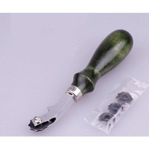 3 4 5 6mm Leather craft Tools Overstitch Wheel DIY