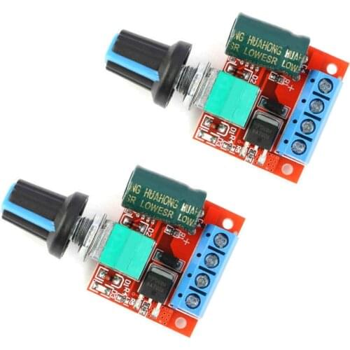 5V-28V Dc Motor Pwm Speed Controller Governor Speed LED Switch Dimmer Speed Control Module Volt Regulator