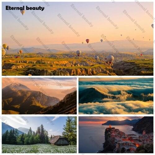 Full Drill Diamond Painting 5D Diy Stunning Natural Scenery Diamond Embroidery Cross Stitch Kits Diamond Mosaic Home Wall Decor