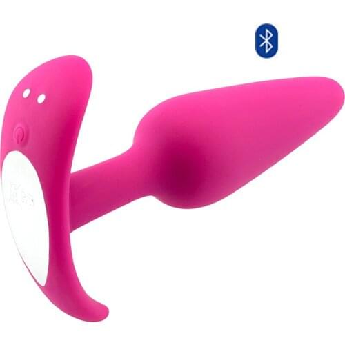 Anal Plug Vibration Mode Butt Plug Sex Toys Mobile APP Remote Control Goods for Adults 18 Plus Anal Toys Bluetooth Music