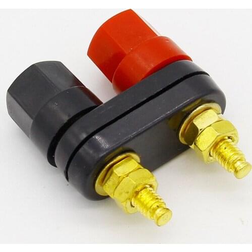 Speaker banana plug BINDING POST terminal connector banana socket Dual Female Banana Plug for Speaker Amplifier 1pc