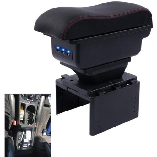 For Audi a5 sportback armrest box USB Charging heighten Double layer Universal armrest box