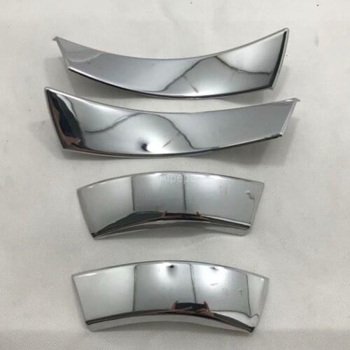 For Volkswagen Vw T-ROC TROC 2017 2018 Car sticker body rear view Rearview Side glass Mirror Cover trim frame lamp parts 4pcs