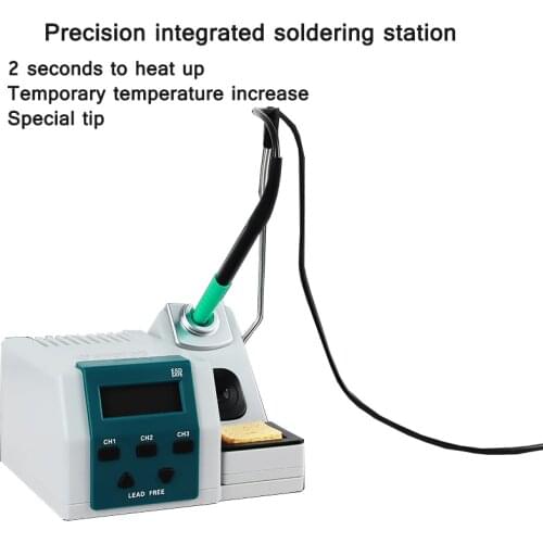 Precision Integrated Soldering Station Precision Electric Soldering Iron Rapid Temperature Rise In 2 Seconds Tip Welding Head