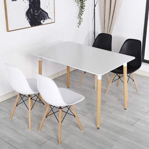 Living Room Rectangle Coffee Table Non-slip Nordic Minimalist Style Dining Table Simple Small Conference Table Poker Table HWC