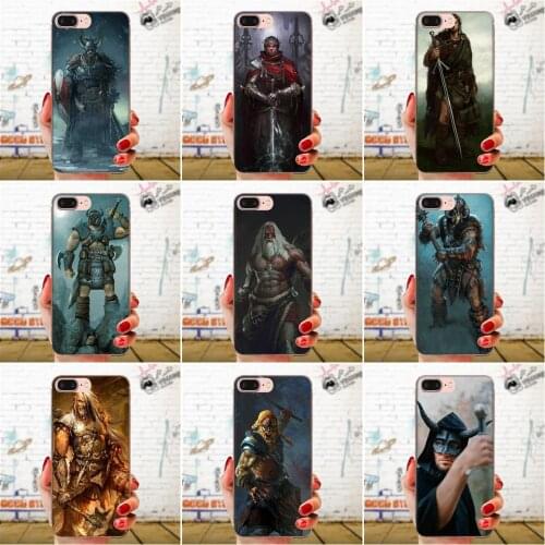 Soft Cases Cover For Samsung Galaxy S3 S4 S5 Mini S6 S7 S8 Edge Plus S9 S10 S20 Plus Vikings