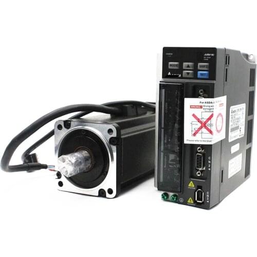 New Original ECMA-C20604RS+ASD-B2-0421-B 400w 1.27NM 3000rpm 17bit 60mm 220v Servo Motor Drive