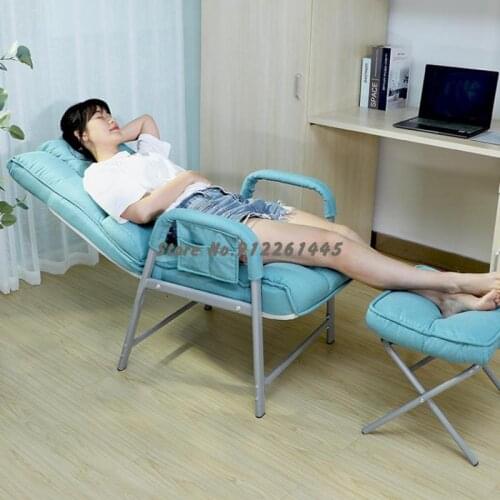 Recliner Folding Lunch Break Bedroom Computer Chair Office Comfortable Lazy Nap Student Dormitory Simple Back Chair