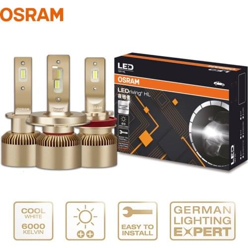 OSRAM LED H1 H4 H7 H8 H11 H16 HB3 HB4 H1R2 9005 9006 9012 Head Light YCZ 25W 6000K White LEDriving LED Car Lamps With Canbus, 2X