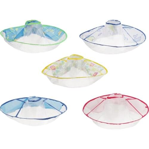 Umbrella Waterproof Barber Cutting Cape Cloak w/ Viewing Window for Kids Child