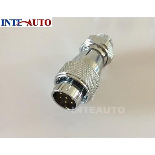 Weip connnector, WF16 series aviation 7 contacts IP67 watertight male connector plug